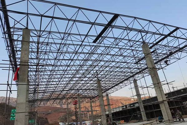 池州钢结构网架图片