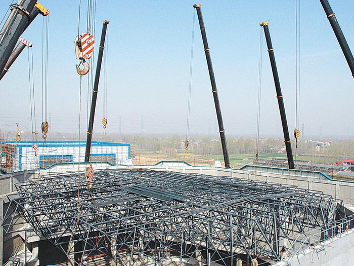 池州网架高空滑移法